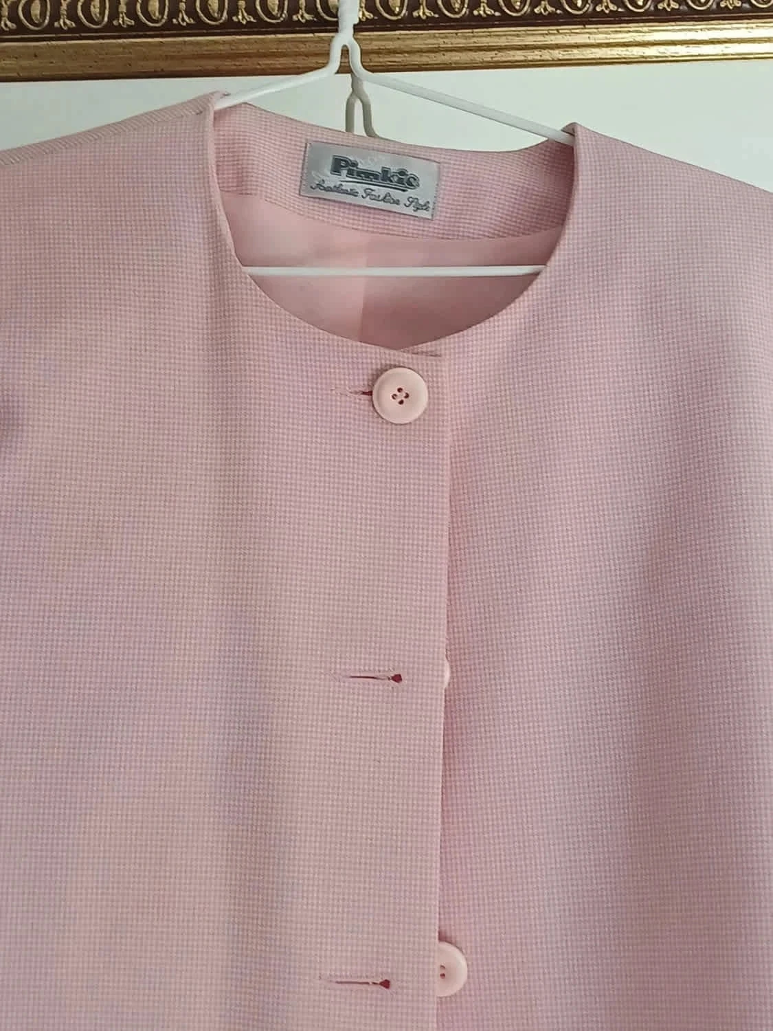 Chaqueta vichy vintage talla 36 – photo 4